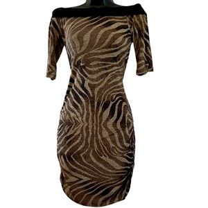 Off shoulder | Stretchy | Midi Dress | size Medium